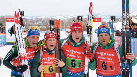 Biathlon-WM 2019 in Östersund: Mixed-Staffel LIVE im TV, Stream, Ticker