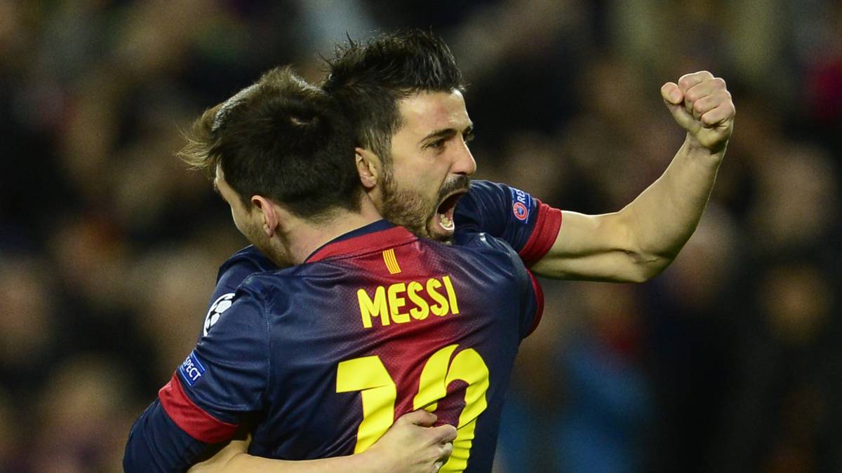 PLATZ 12 - DAVID VILLA: Alle 147 Minuten traf Villa in La Liga. In 352 Spielen war er 185 Mal erfolgreich. Seine erfolgreichste Zeit erlebte Villa beim FC Barcelona, wo er an der Seite von Messi zahlreiche Titel einheimste