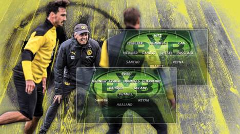 Im Derby gegen Schalke hat Dortmunds Coach Lucien Favre zum ersten Mal seit langem wieder mit einer Viererkette in der Abwehr gespielt. SPORT1 macht den Check: Welches System in der Defensive liegt dem BVB am meisten?