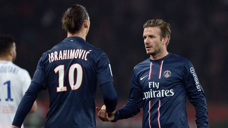 Zlatan Ibrahimovic löst Wettschulden nach Wette mit David Beckham ein
