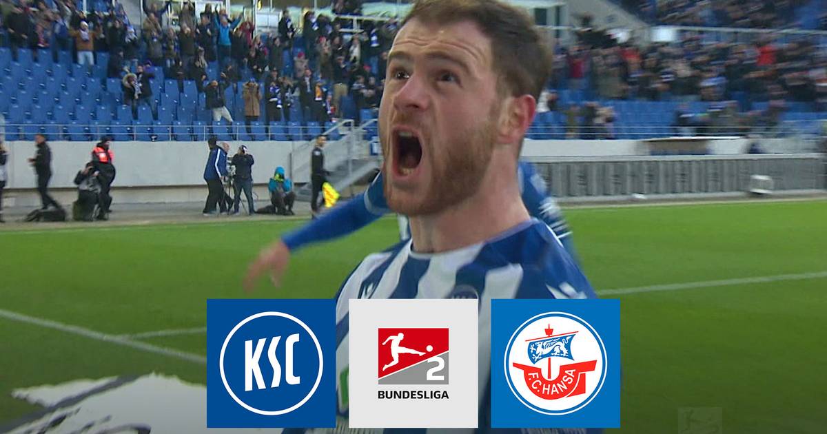 Karlsruher SC – Hansa Rostock (2:2): Tore & Highlights | 2. Bundesliga – Sport1