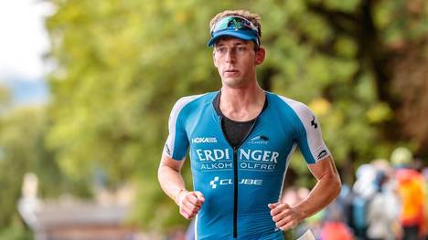 Florian Angert ist bei der Ironman-WM lange Zeit auf Podestkurs