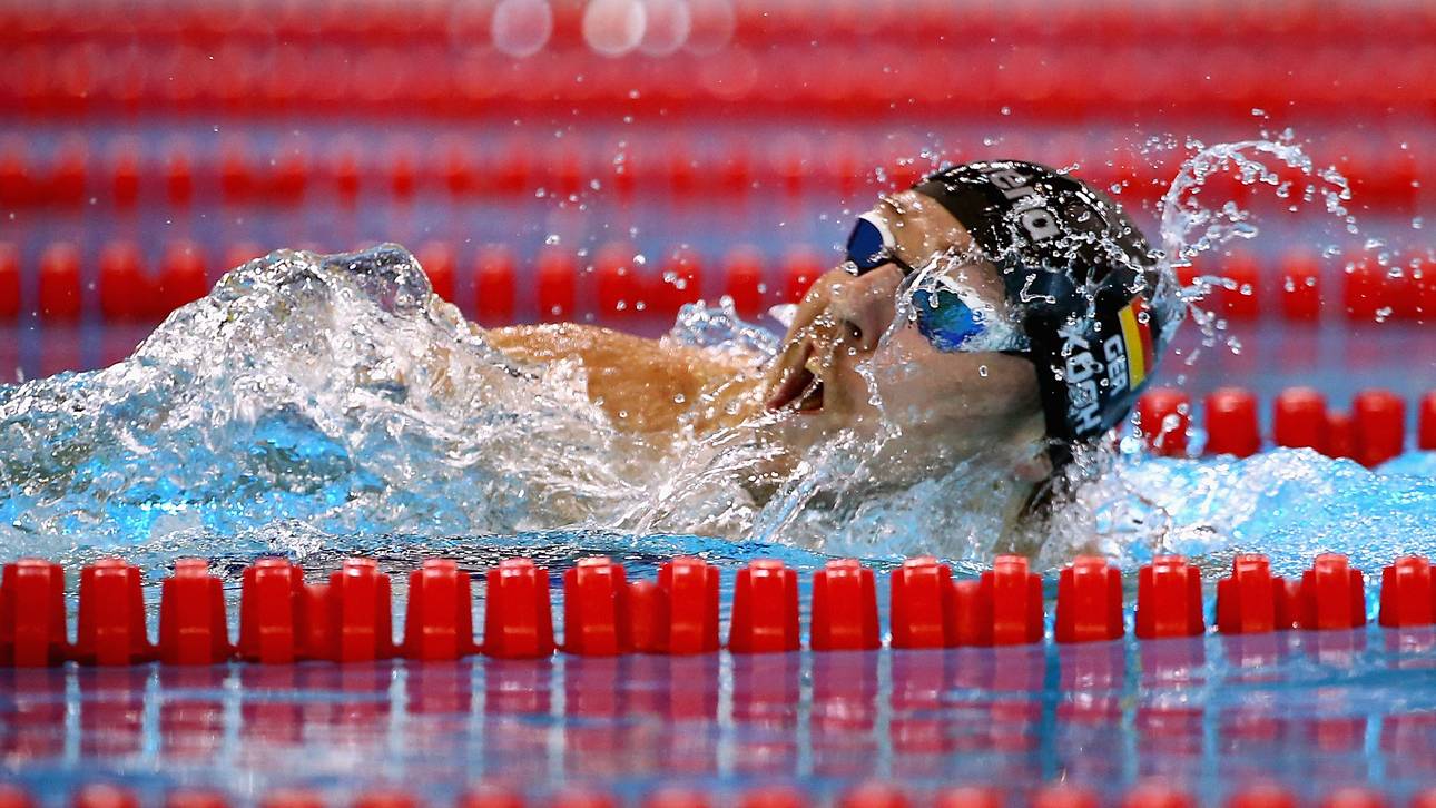 Kusch schwimmt knapp über Bestzeit