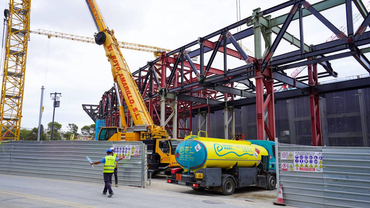 Schlägerei auf Camp-Nou-Baustelle