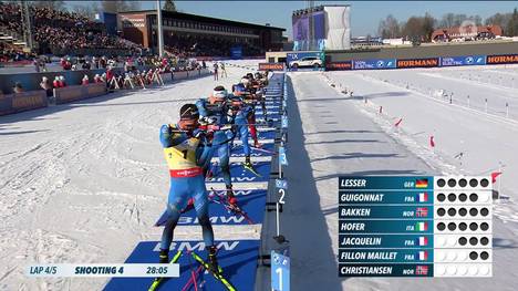 Vetle Christiansen siegt im Biathlon-Massenstart der Herren in Otepää. Auf Platz zwei landet Quentin Fillon Maillet, der sich damit den Gesamtweltcup sichert.