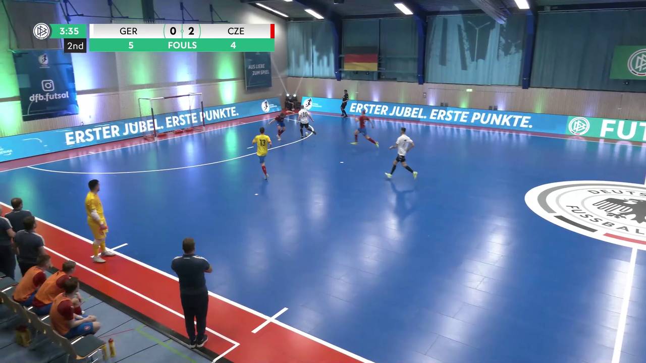 Futsal Länderspiel Deutschland gegen Tschechien (1:3)