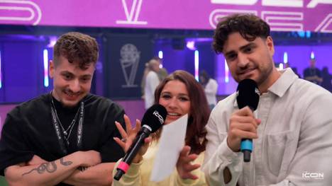 In der Icon League brodelt es im Interview von Elias Nerlich mit Spandaus Sprachrohr Dimi mächtig - bis die Moderatorenkollegin eingreift.