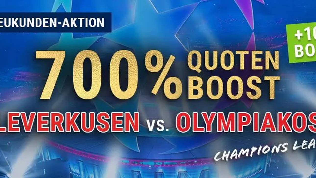 Bet-at-home Quotenboost: 700% Extra für Leverkusen vs Olympiakos am 24.02.26