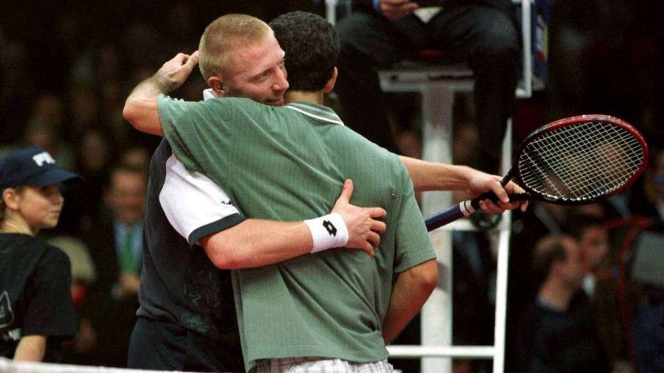 Boris Becker und Pete Sampras lieferten sich eines der besten Tennis-Matches der Geschichte