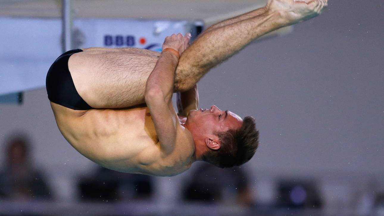 Daley probt den „Teufelssprung“