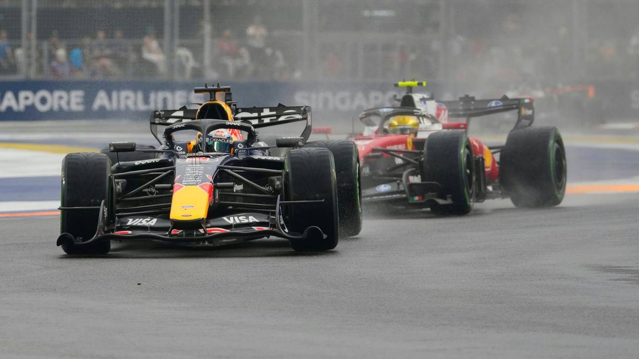 Verstappen gewinnt im Regenchaos – Russell wirft Mercedes weg