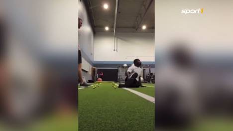 Das klingt nicht gut. Mitten in einem Training reißt sich der ehemalige Running Back der Chicago Bears die Achillessehne. Das war es wohl mit einem neuen Team für die nächste Saison.