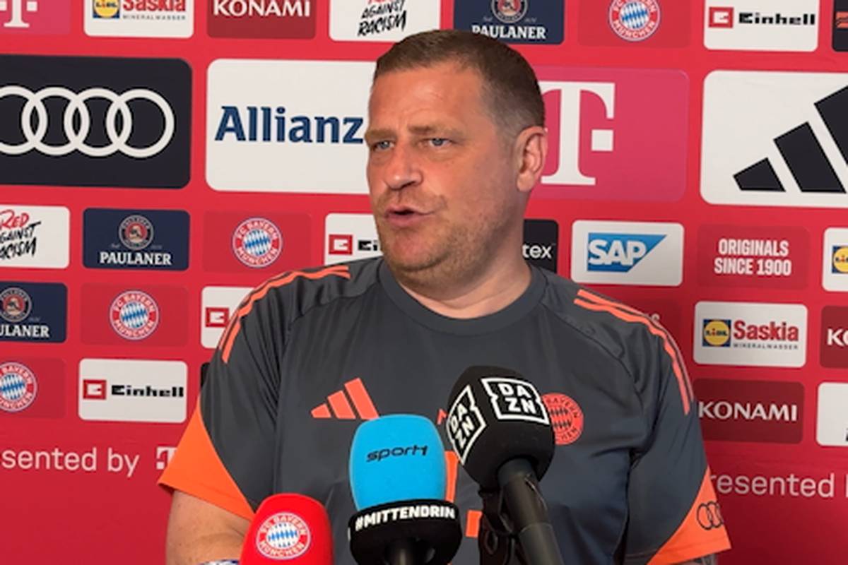 Bayern-Sportvorstand Max Eberl äußert sich zum Wechsel von Leroy Sané zu Galatasaray Istanbul und über die "kuriose Situation", dass Sané mit den Bayern noch an der Klub-WM teilnehmen wird.