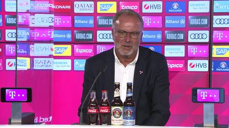 Geht er oder bleibt er? Karl-Heinz Rummenigge hat bei der Vorstellung von Leroy Sané Einblicke in den aktuellen Stand der Vertragsverhandlungen mit David Alaba gegeben.