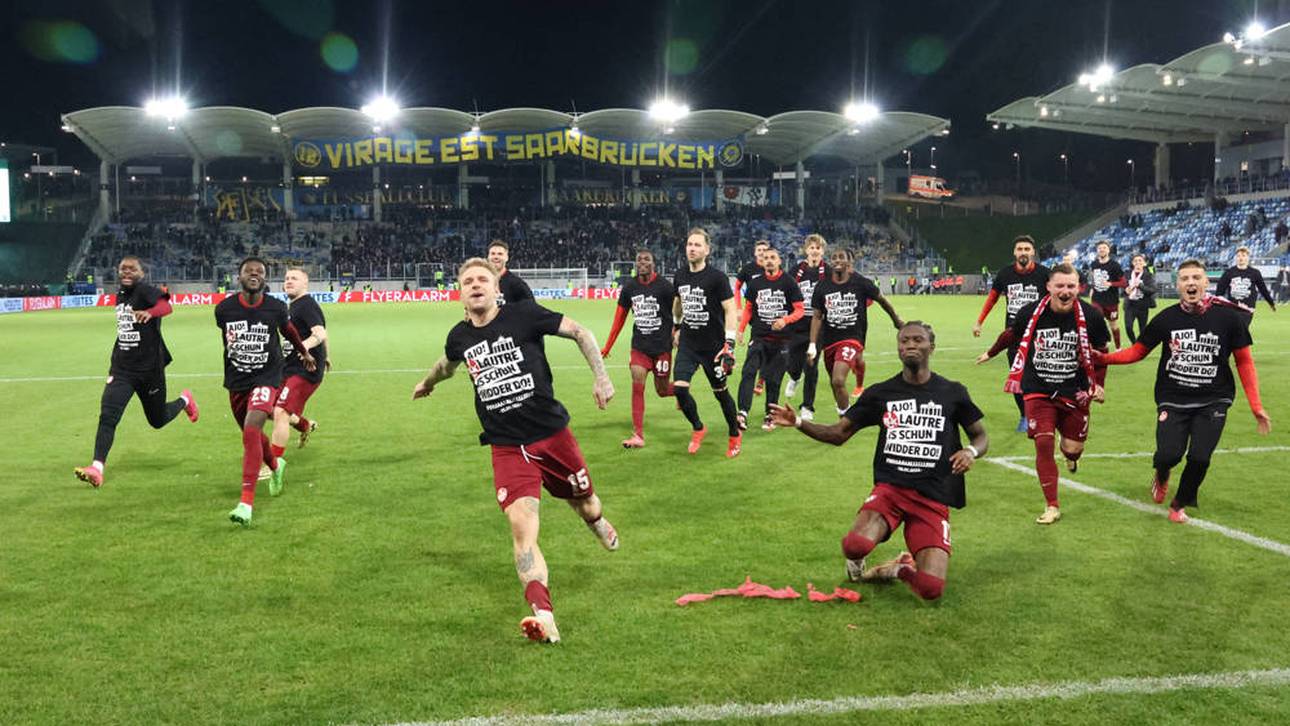 Kaiserslautern jubelt in Saarbrücken