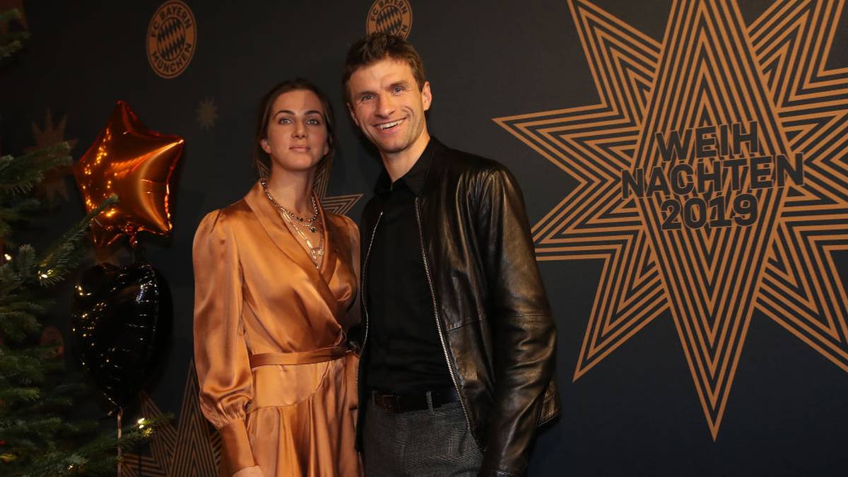 Sorgt garantiert für gute Stimmung: Thomas Müller mit seiner Frau Lisa
