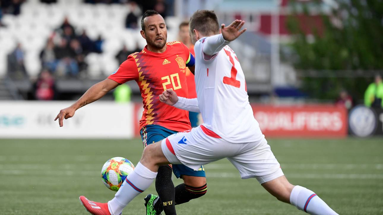 Santi Cazorla bestritt gegen Färöer sein erstes Länderspiel für Spanien seit vier Jahren