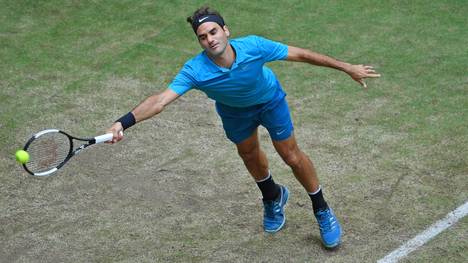 Roger Federer setzte sich gegen Matthew Ebden durch