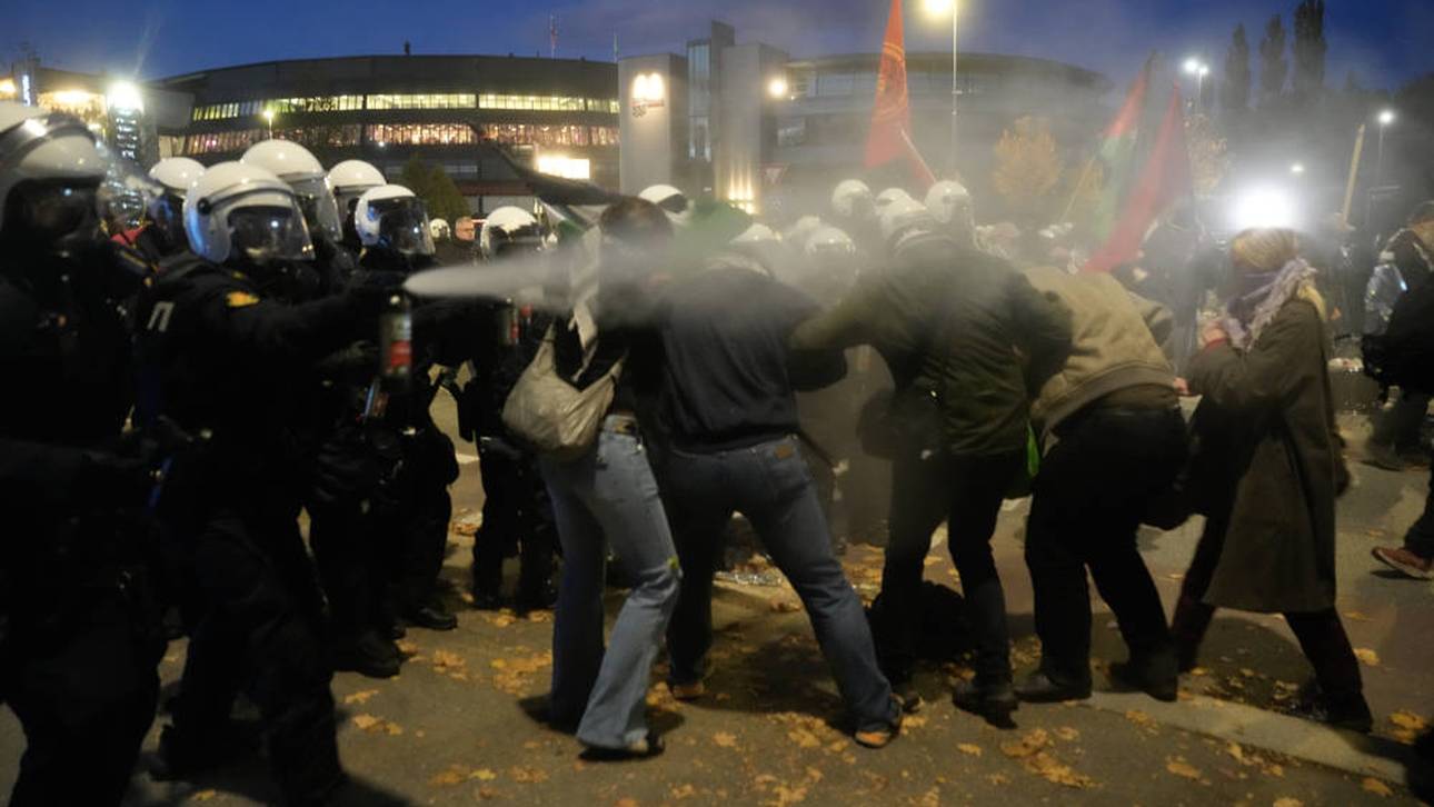 Vor dem Norwegen-Spiel kam es zu Protestaktionen