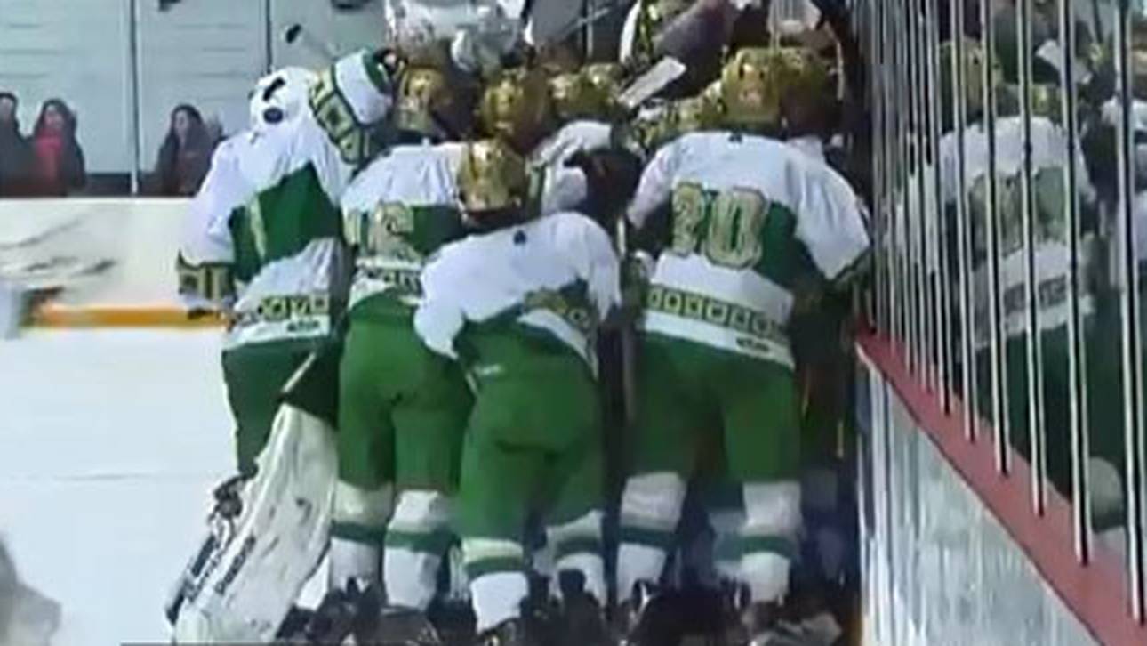 Eishockey-Spieler trauert und trifft