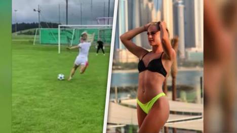 Sie ist die Instagram-Queen des Schweizer Frauenfußballs: 1.2 Millionen Menschen folgen Alisha Lehmann auf der Plattform. Jetzt hat die Offensivspielerin von West Ham United mal wieder ihr Ballgefühl unter Beweis gestellt.