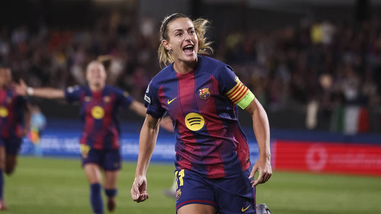 Alexia Putellas trifft gegen Bayern zum 1:0