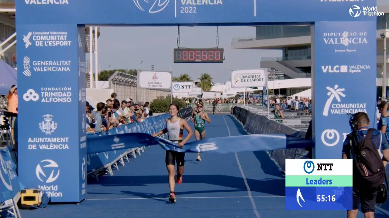 Triathlon-Weltcup: Lisa Tertsch triumphiert in Valencia - Graf stürtzt