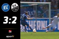 Der Karlsruher SC holt erstmals in dieser Spielzeit drei Punkte - beim 3:2-Erfolg gegen den SV Sandhausen drehten zwei Joker die Partie in der Schlussphase.