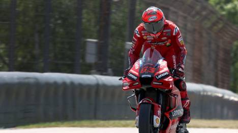 Auf Abwegen: Ducati-Pilot Francesco Bagnaia