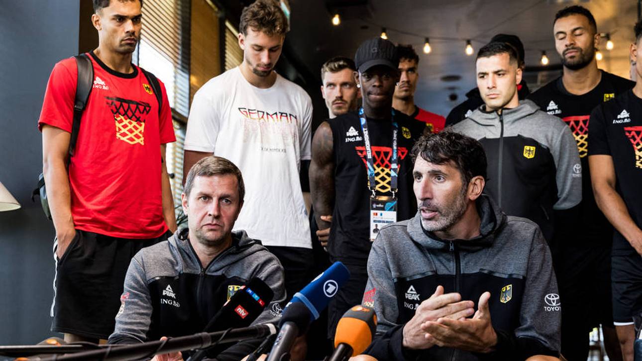 Bewegende Szenen bei deutscher PK