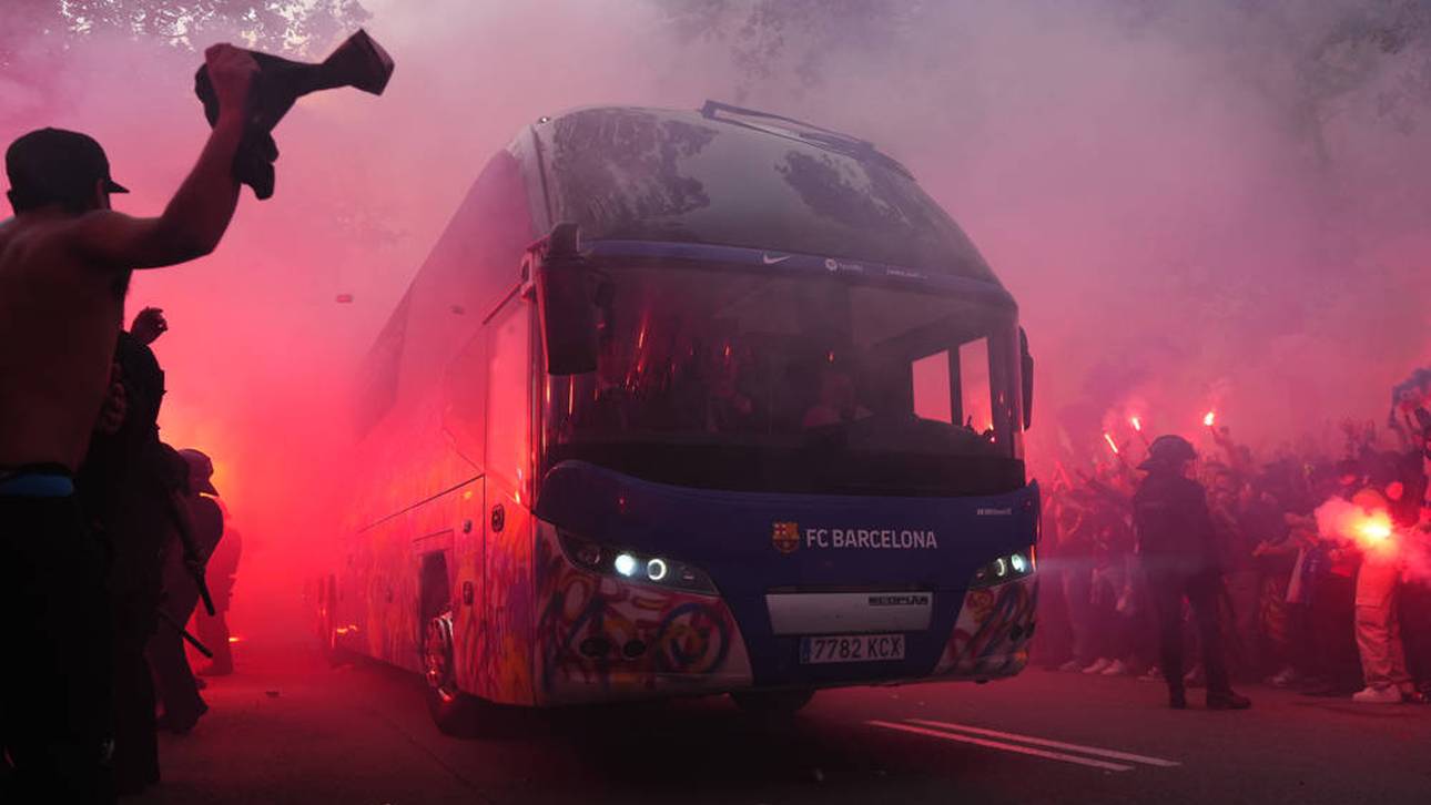 Hitzige Szenen vor CL-Kracher