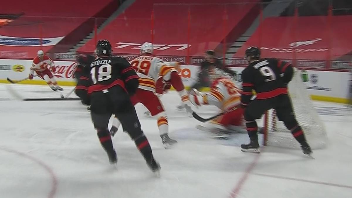 NHL: Die Ottawa Senators besiegen die Calgary Flames mit 2:1