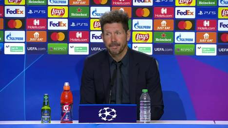 Atletico Madrid steht nach fünf von sechs Gruppenspielen auf dem letzten Platz der Gruppe B. Coach Diego Simeone ist sich der Situation bewusst.