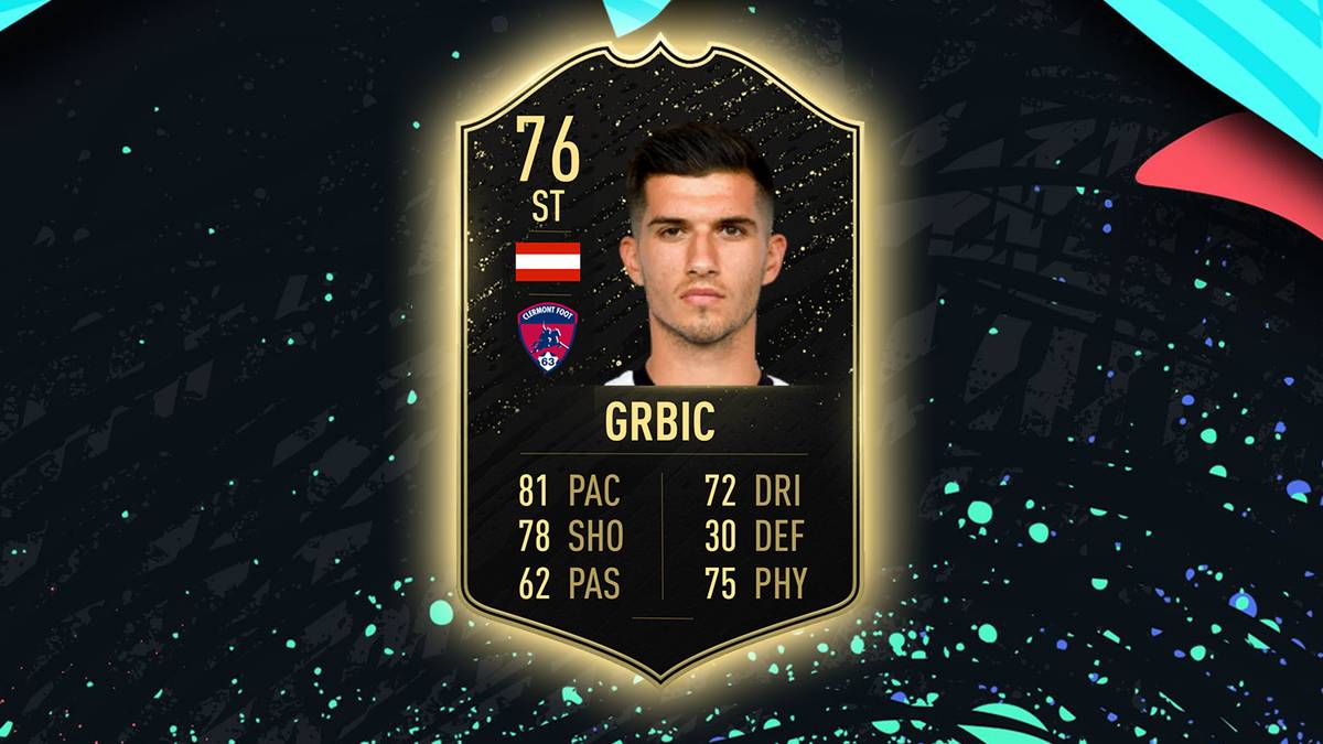 Adrian Grbic (Clermont Foot Auvergne 63), Stürmer: 76 (+8) 