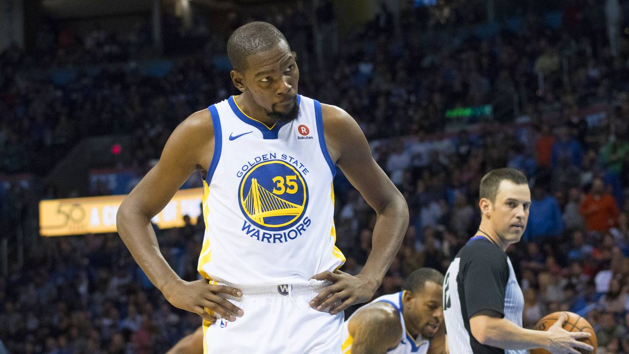 Durant fliegt bei Warriors-Gala