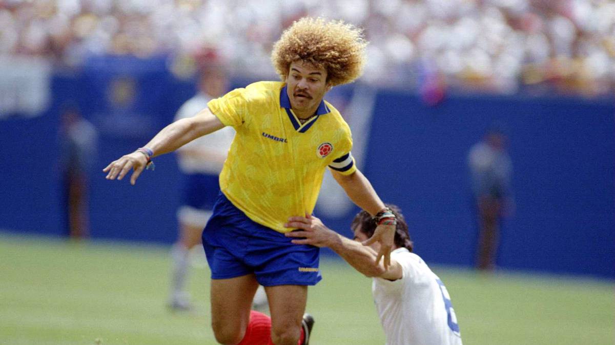 Carlos Valderrama war bei der WM 1994 Teamkollege von Andrés Escobar