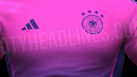 Die Internet-Plattform "Footyheadlines" hat einen Entwurf für das DFB-Auswärtstrikot bei der Heim-EM 2024 veröffentlicht - und es ist definitiv gewagt.