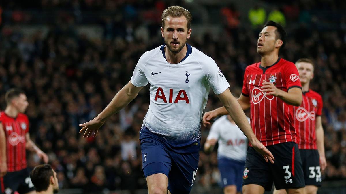 PLATZ 7 - HARRY KANE (Tottenham Hotspur): 13 Tore - 9 (Premier League) + 4 (Champions League)