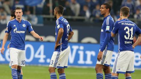 Schalke 04 um Julian Draxler (l.) ist schon seit vier Spielen ohne Sieg