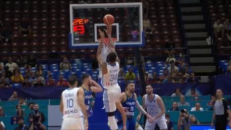 Giannis Antetokounmpo wirft 41 Punkte und führt Griechenland zum Sieg gegen die Ukraine. 