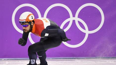 SHORT TRACK-OLY-2018-PYEONGCHANG Bei den Olympischen Spielen 2018 in PyeongChang gewann Sjinkie Knegt im Shorttrack Silber über 1500m