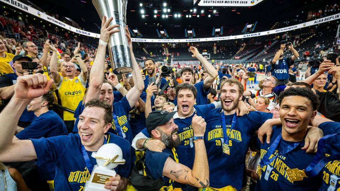Alba Berlin feierte in München die Meisterschaft