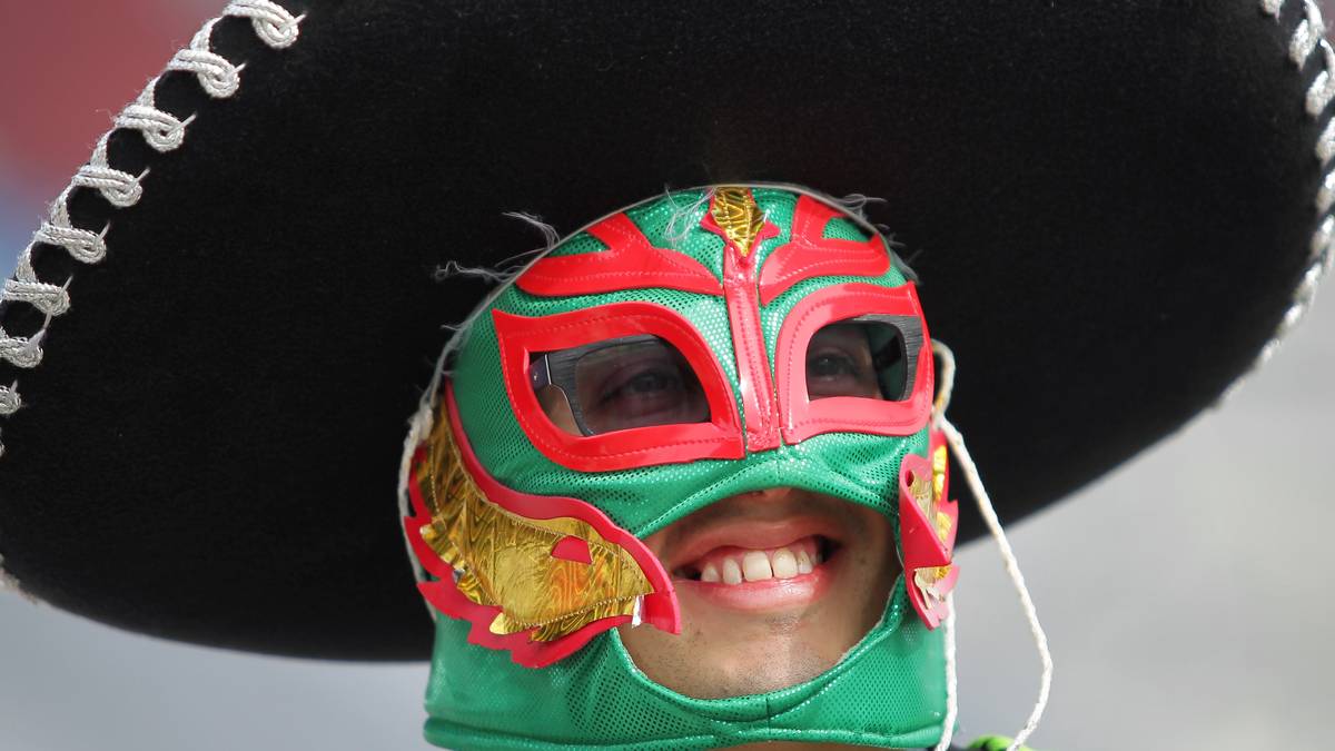 Masken scheinen bei den Mexikanern durchaus beliebt zu sein