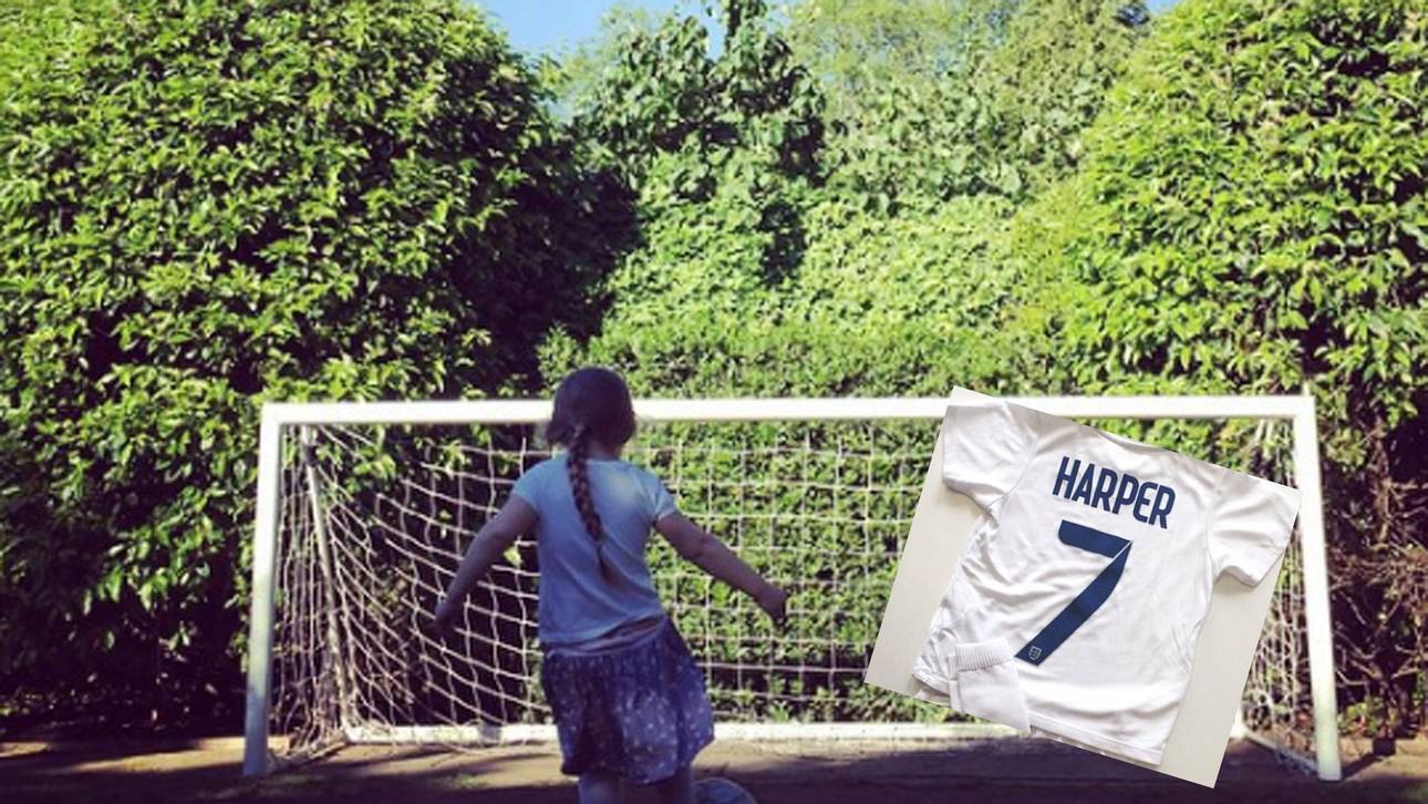 Harper Beckham will kicken lernen
