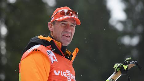 Langlauf-Bundestrainer Frank Ullrich bei der Tour de Ski in Oberstdorf