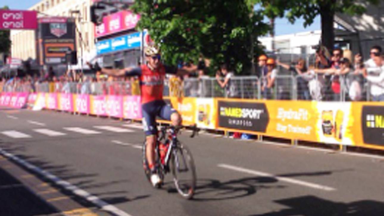 Pibernik sorgt für Giro-Lacher