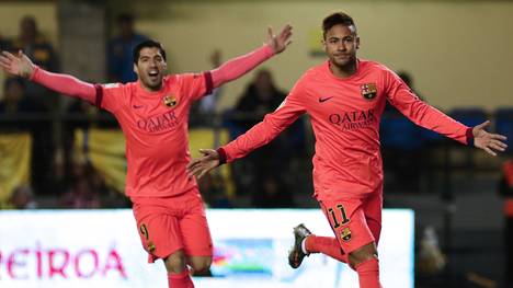 Neymar (r.) und Luis Suarez trafen für den FC Barcelona