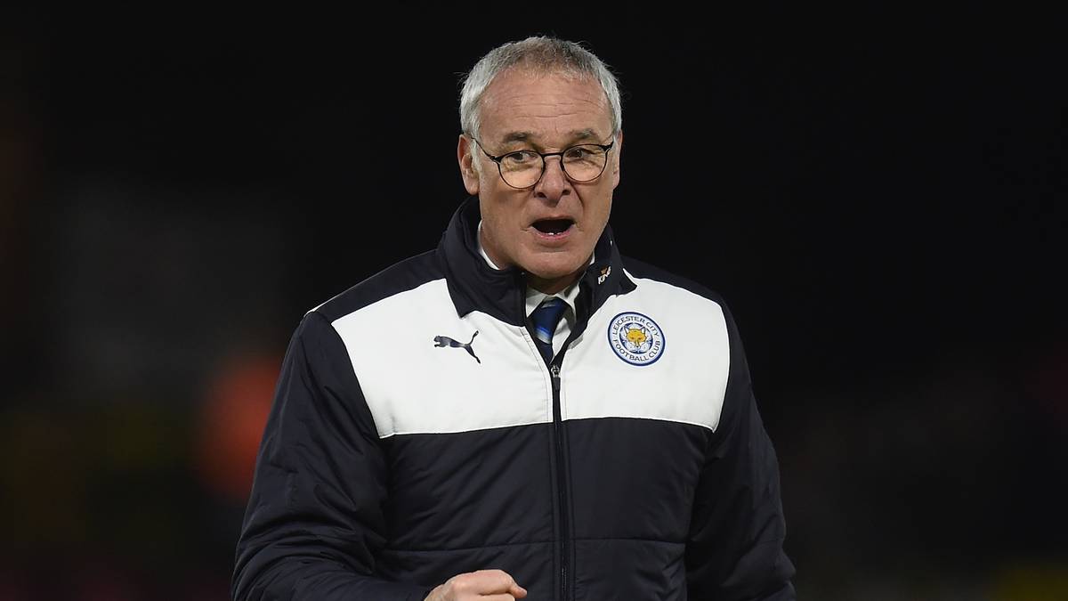 Trainer Claudio Ranieri führt mit Leicester die Tabelle in England an