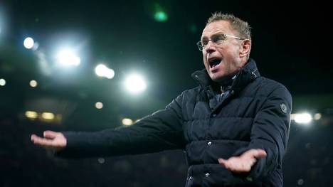 Ralf Rangnick schied mit Manchester United in der Champions League aus