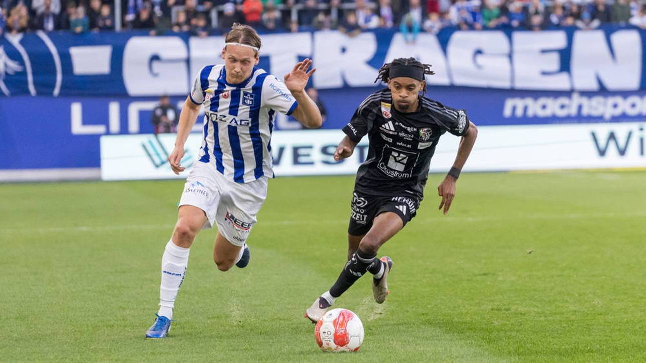 Silvan Wallner (l.) verlässt nicht nur Blau-Weiß Linz, sondern auch den Profi-Fußball